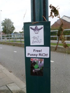 Pussy Riot were banned  by Putin's government. Photo credit Vinylone